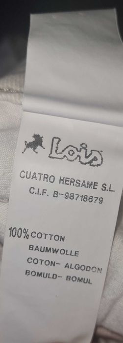 Lois colette culotte waniliowe jeansy dzwony 38