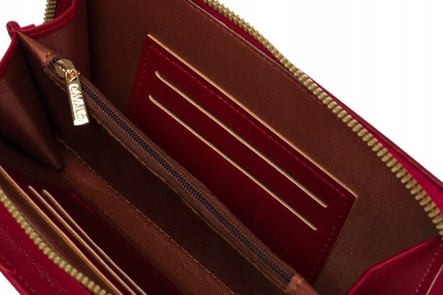 damska mini torebka-portfel ze skóry ekologicznej - 4u cavaldi