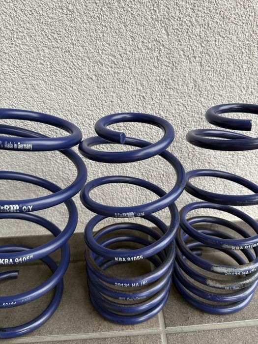 Sprężyny obniżające H&R 29131-1, KBA91055 komplet, Grande Punto, Corsa