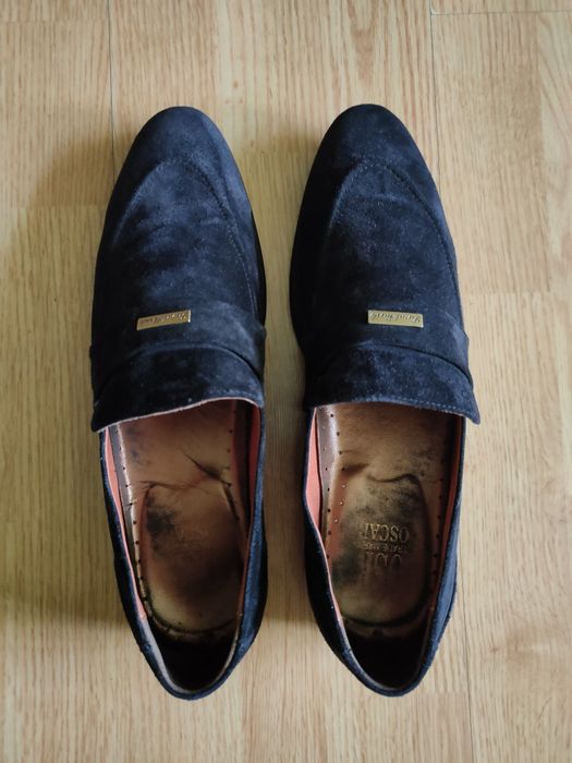 Замшевые туфли, лоферы OSCAR 42 р.