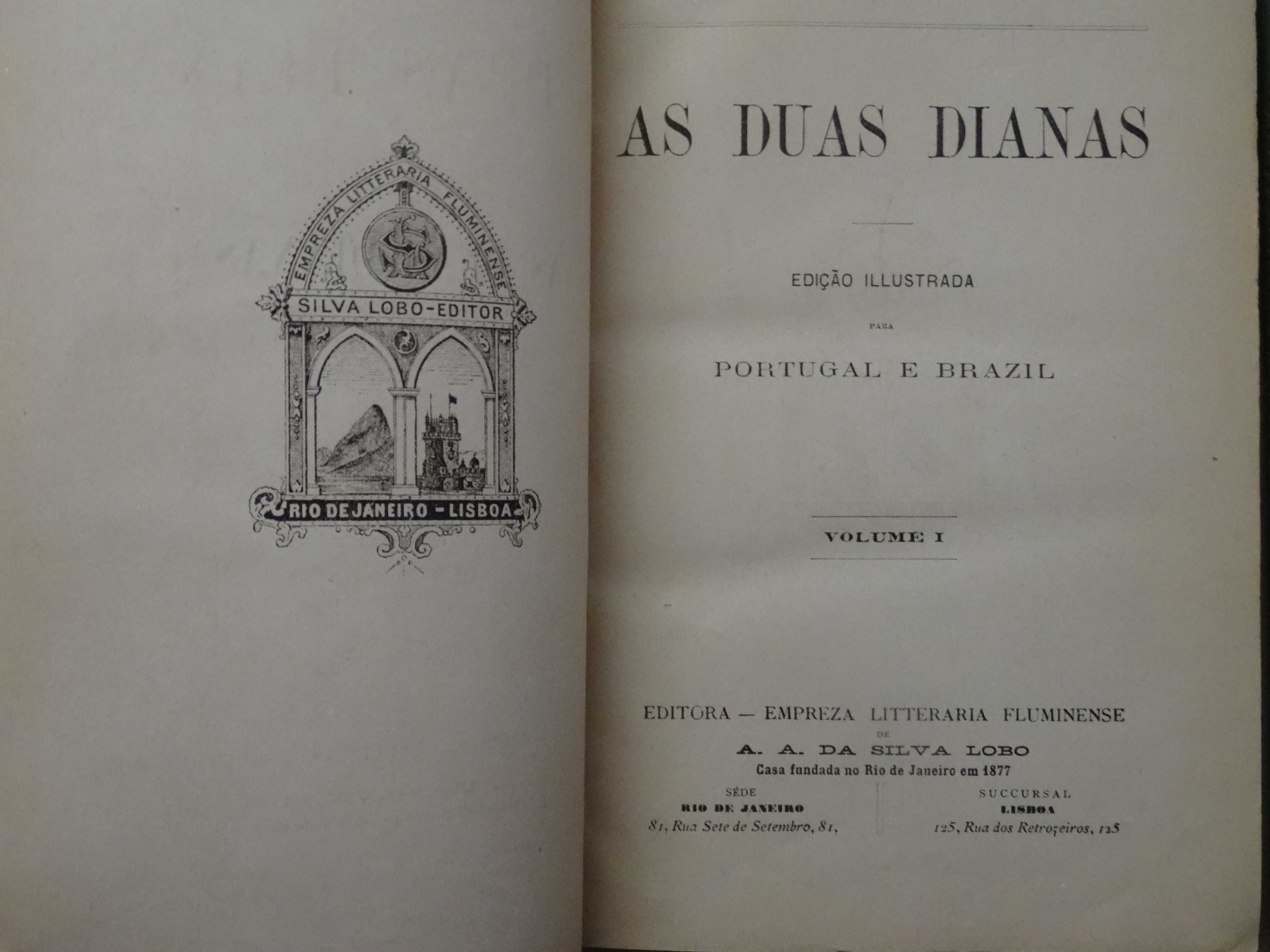 As Duas Dianas de Alexandre Dumas - 2 Volumes