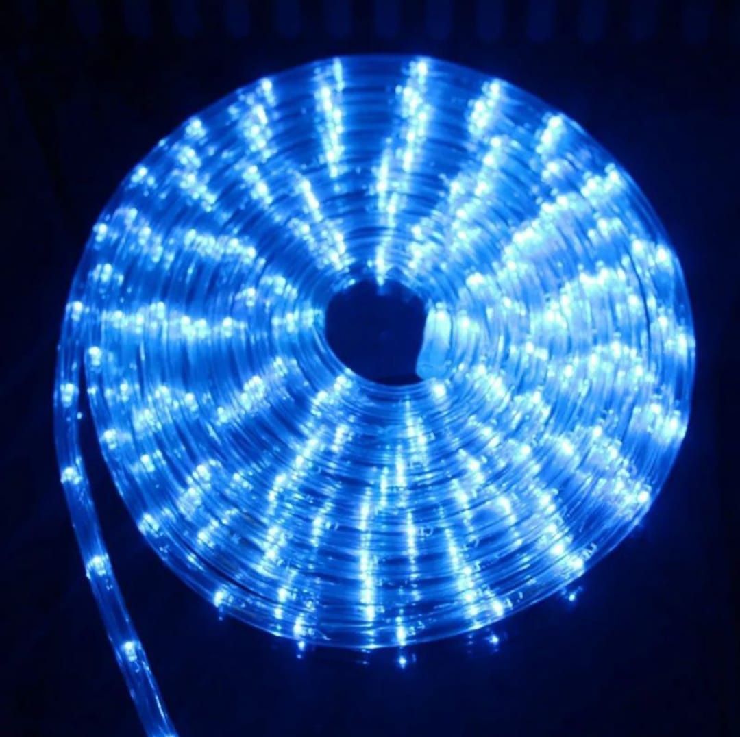 Wąż świetlny LED 30m niebieski blue ozdoby  wewnętrzne zewnętrzne