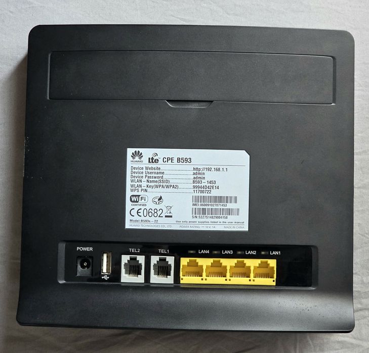 Router 4G LTE Huawei B593s-22 CPE B593
