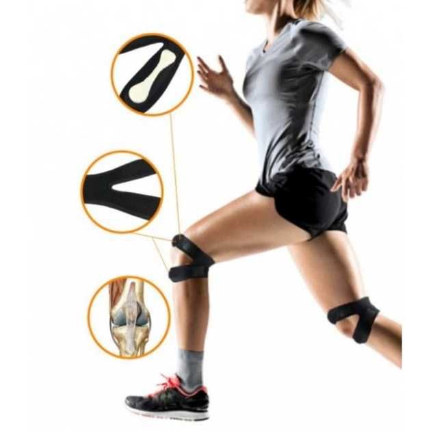 Наколенник спортивный эластичный Verte-X Fixer размер M черный