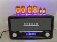 Zegar lampowy Nixie radio cyfrowe styl retro