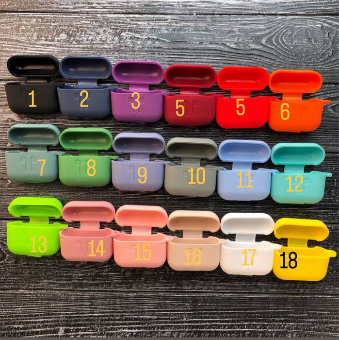 Silicone case airpods 2 3 4 Pro Pro2 силіконовий чохол аирподс аірподс