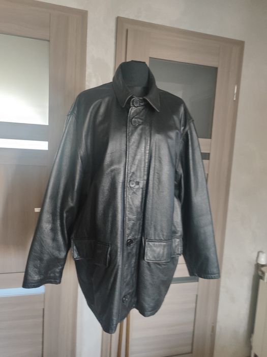 Elegancka kurtka skórzana Steven Harper. Duża.