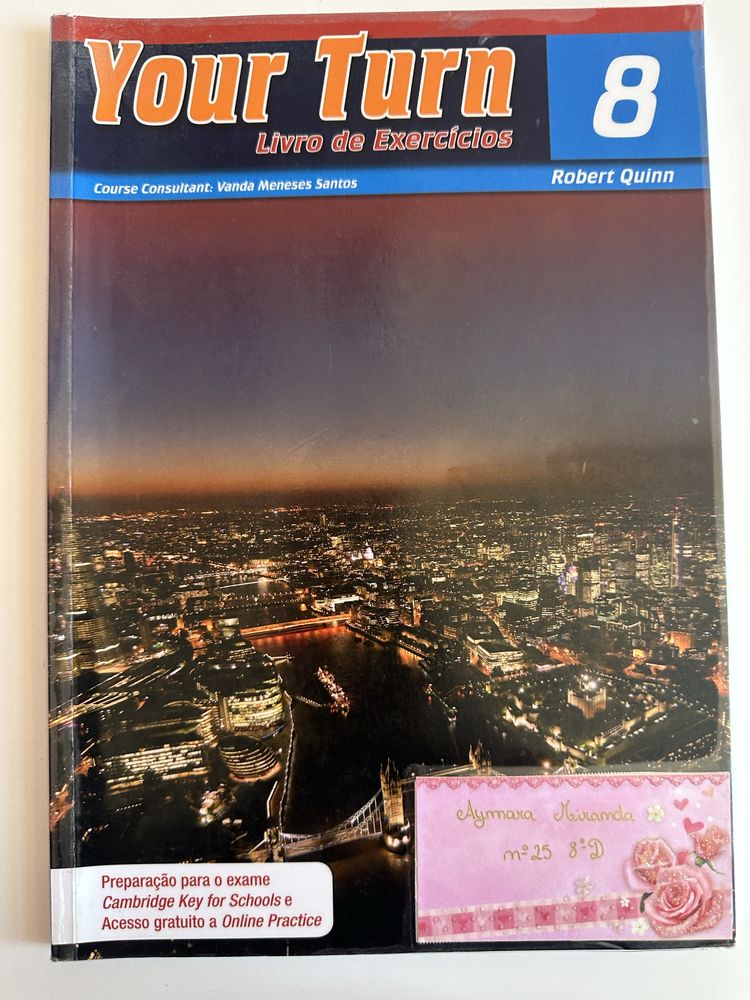 Manual de Inglês 8 ano “ Yout turn” com Caderno de Atividades
