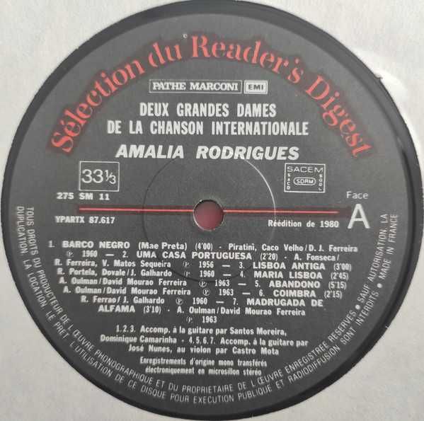 AMÁLIA E JUDY - LP - FRANÇA - 1980