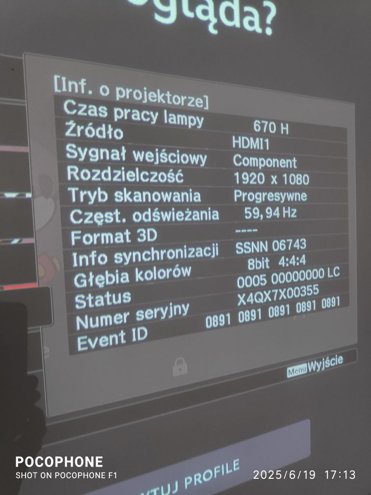 Projektor Epson EH-TW5650 Full HD / 3D / HDMI + oryginalna lampa i uch