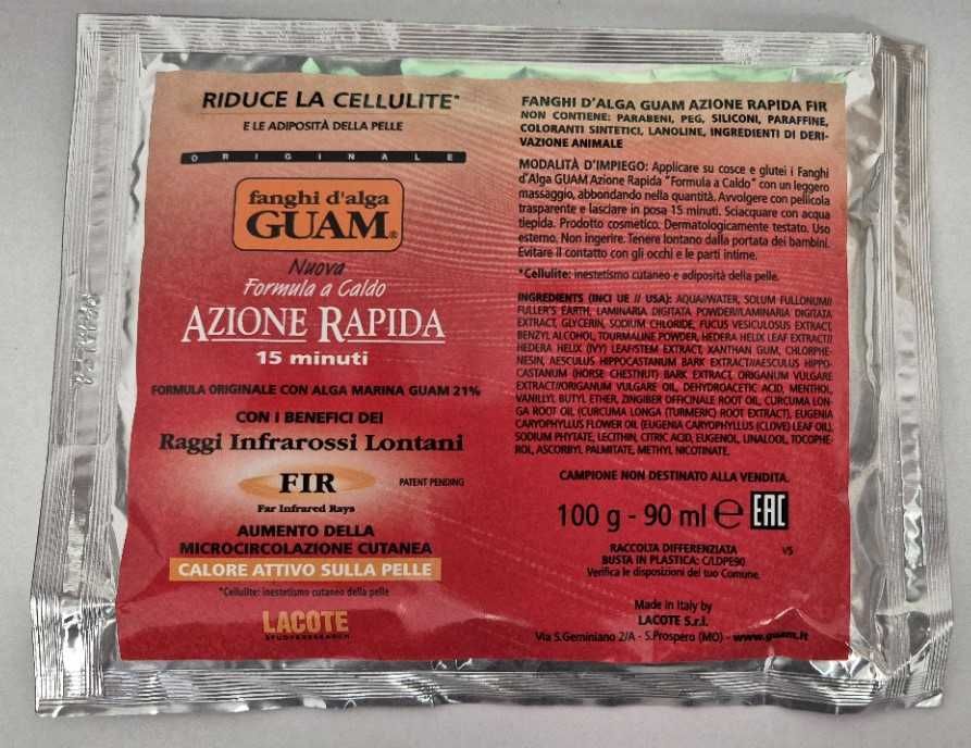 2 saszetki z koncentratem wyszczuplającym i antycellulitowym GUAM