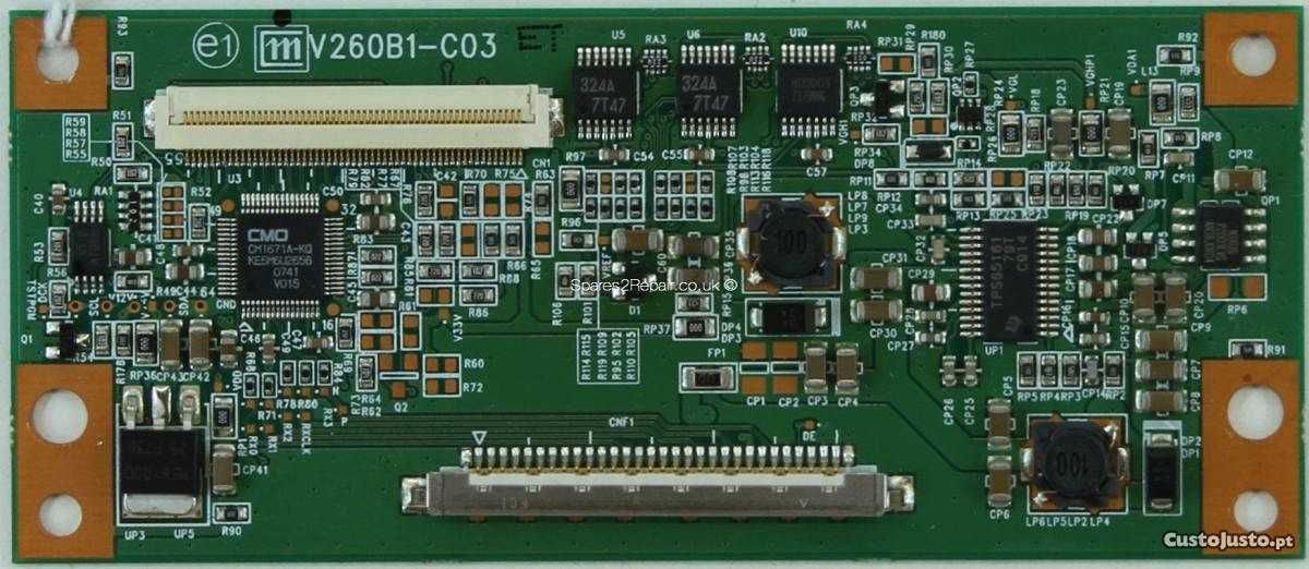 v260b1-c03 placa t,con