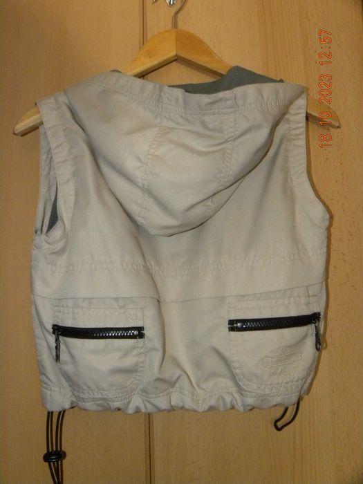 Bezrękawnik z kapturem 98cm