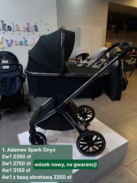 Wózek dziecięcy Adamex Spark 2w1 3w1 4w1