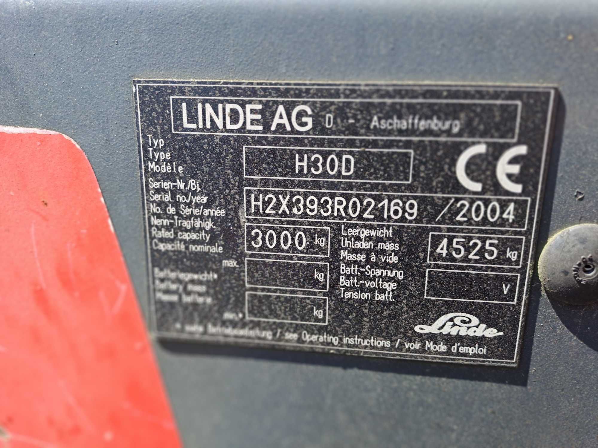 Wózek widłowy  Linde H30