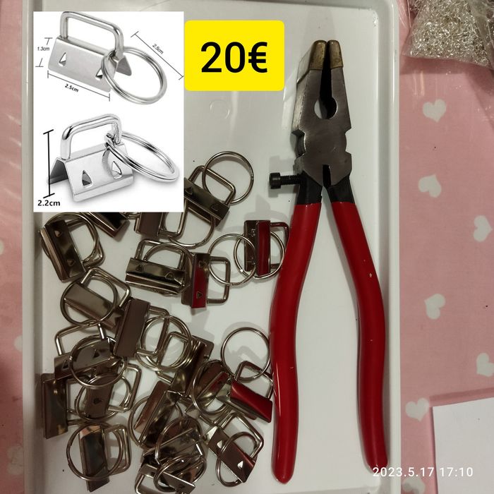 Acessórios variados p porta chaves