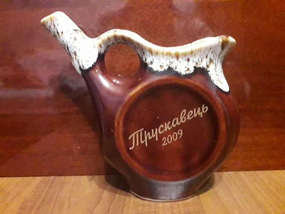 Чашка поилка бюветница. Підставка для ножів дерев'яна.