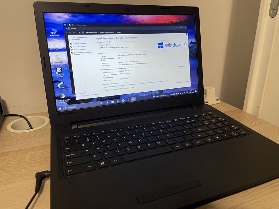 Lenovo IdeaPad 110-15 – Intel Celeron, 4GB RAM, SSD 120GB, Windows 10