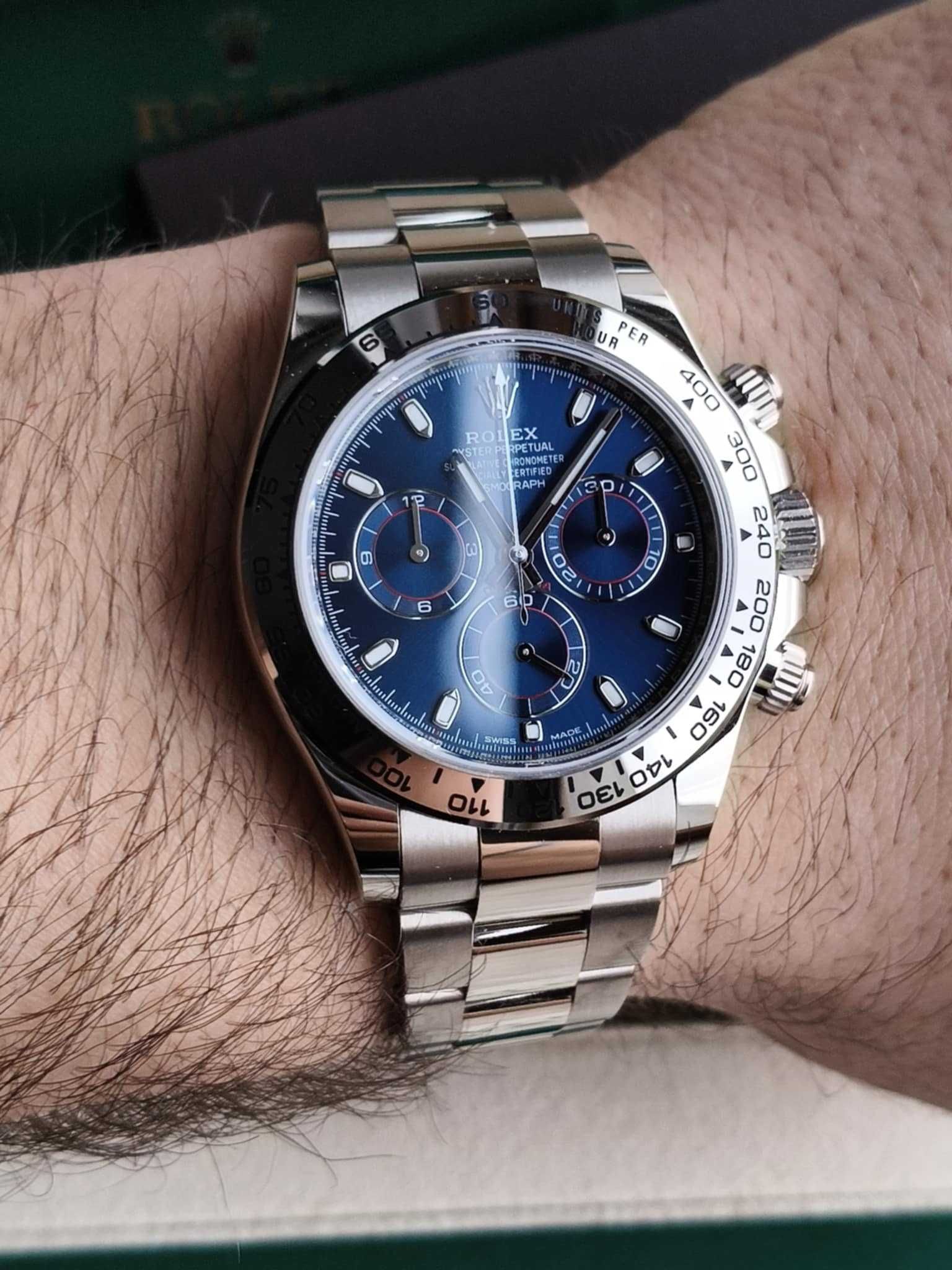 Nienoszony Rolex Cosmograph Daytona Białe Złoto 2023r.