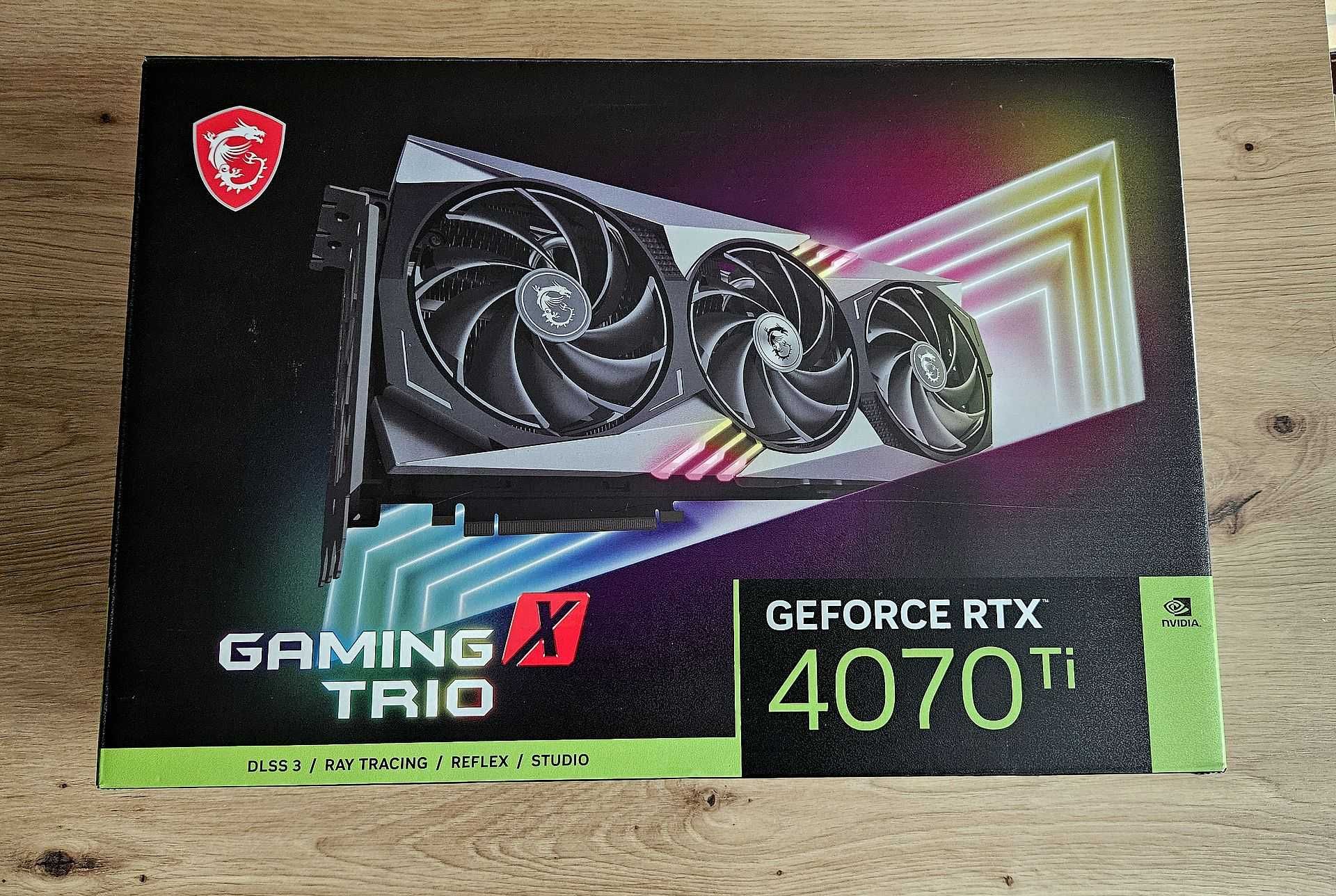 Karta graficzna MSI GeForce RTX 4070 Ti GAMING X TRIO 12GB GDDR6X