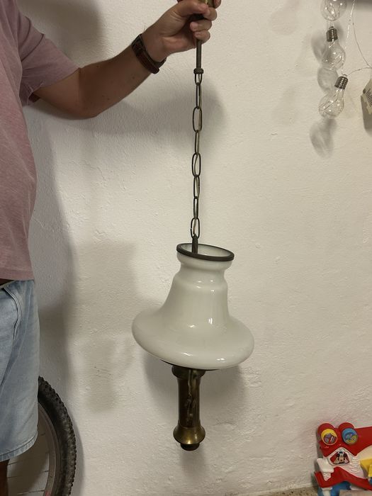 Candeeiro antigo de ferro