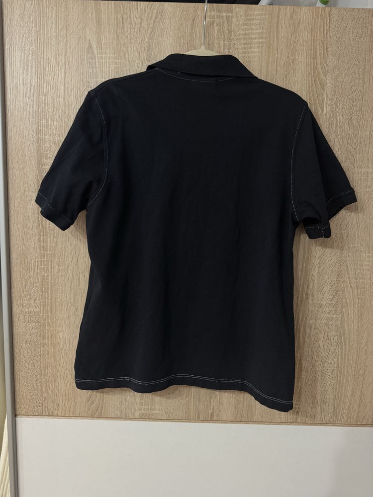 Koszulka Polo Jack Wolfskin L damska czarna granatowa trekking hikking