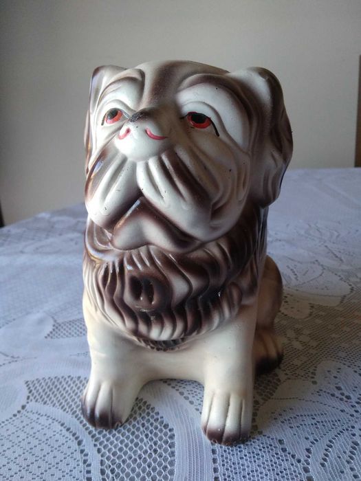 Cão Mealheiro em Barro Antigo
