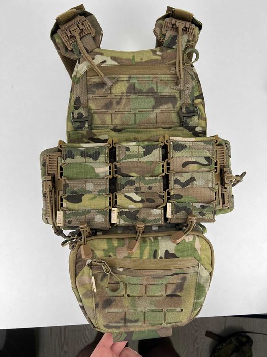 Розгрузка плитоноска з підсумками мультикам war belt