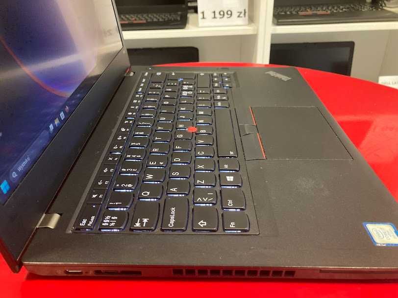 Laptop 14" Lenovo ThinkPad T480 i5 8GB 256SSD Dotyk Win11 FV23 RATY 0%