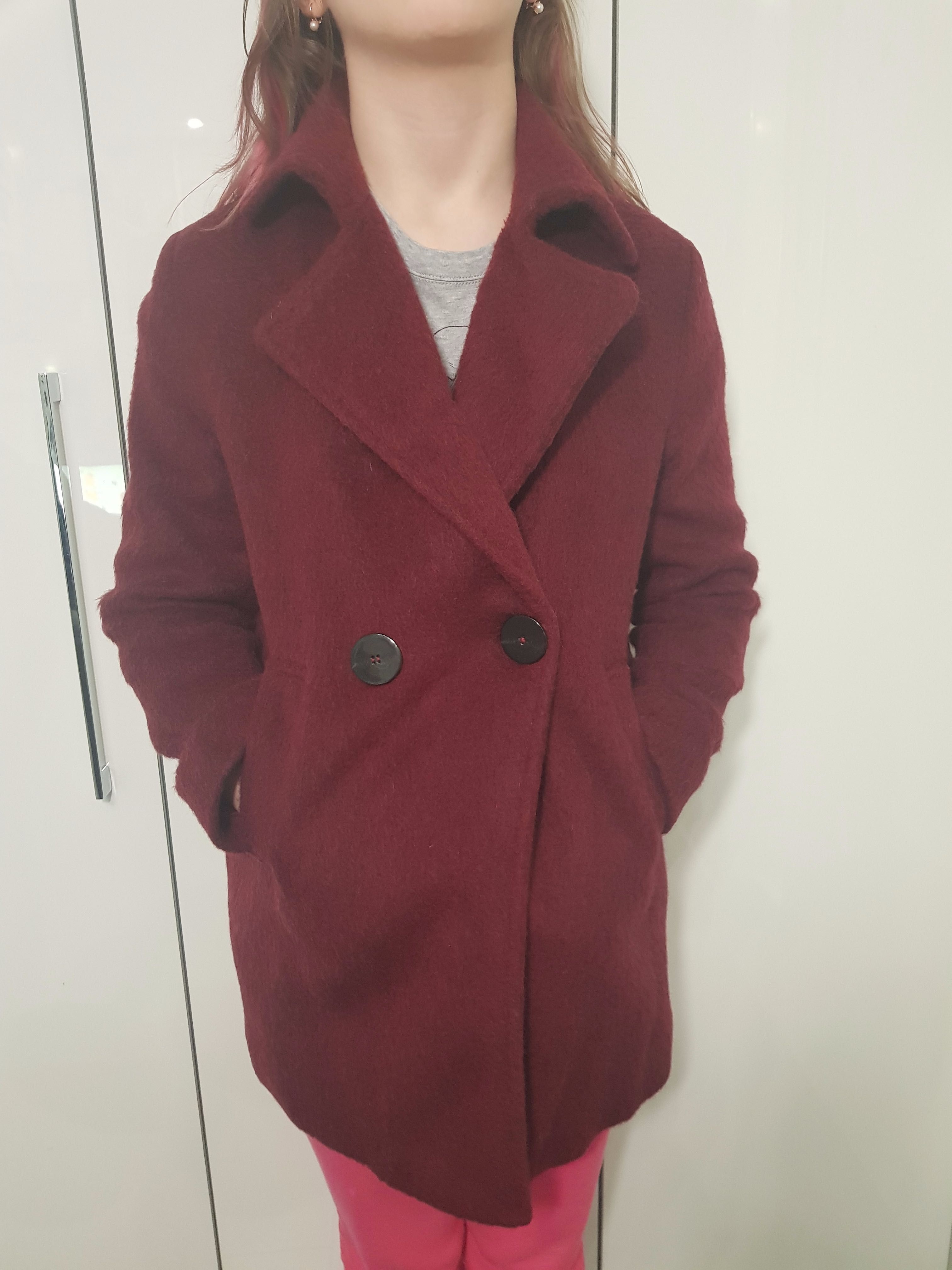 Шерстяное пальто ZARA на девочку 152 см