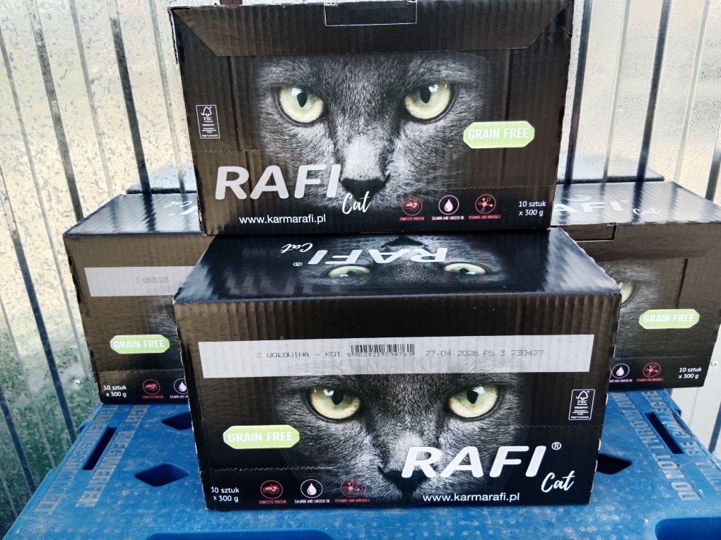 Karma saszetki dla kota Rafi 10x300 mix