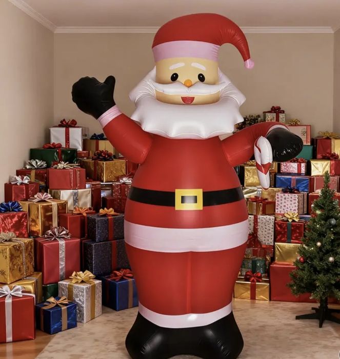 Święty Mikołaj Nadmuchiwany 200/130 cm