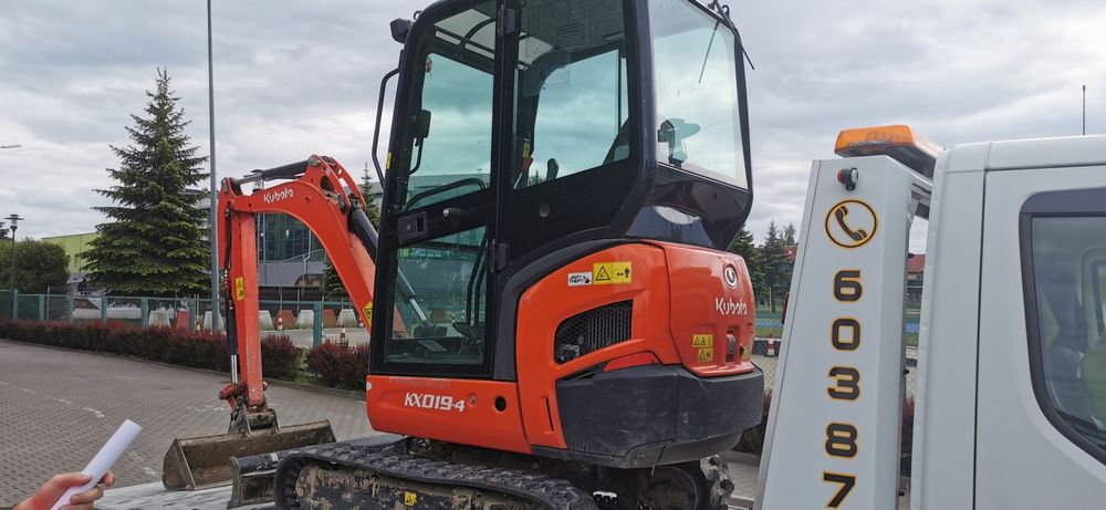 Wynajem minitraktorka kubota kx27 kx19