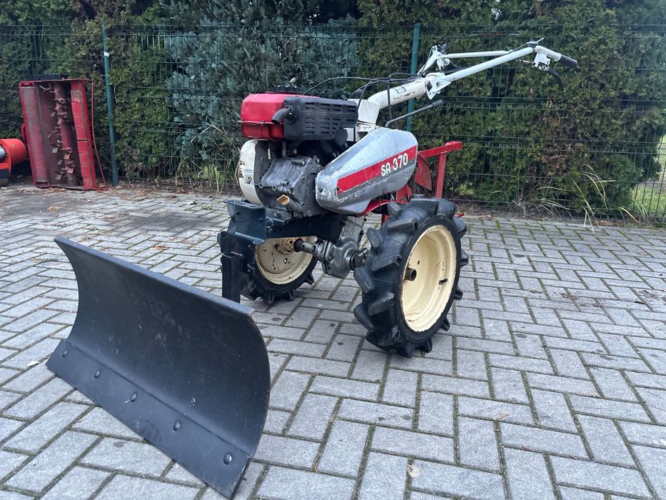 Traktorek Dzik Glebogryzarka Iseki sa370  Honda kubota pług