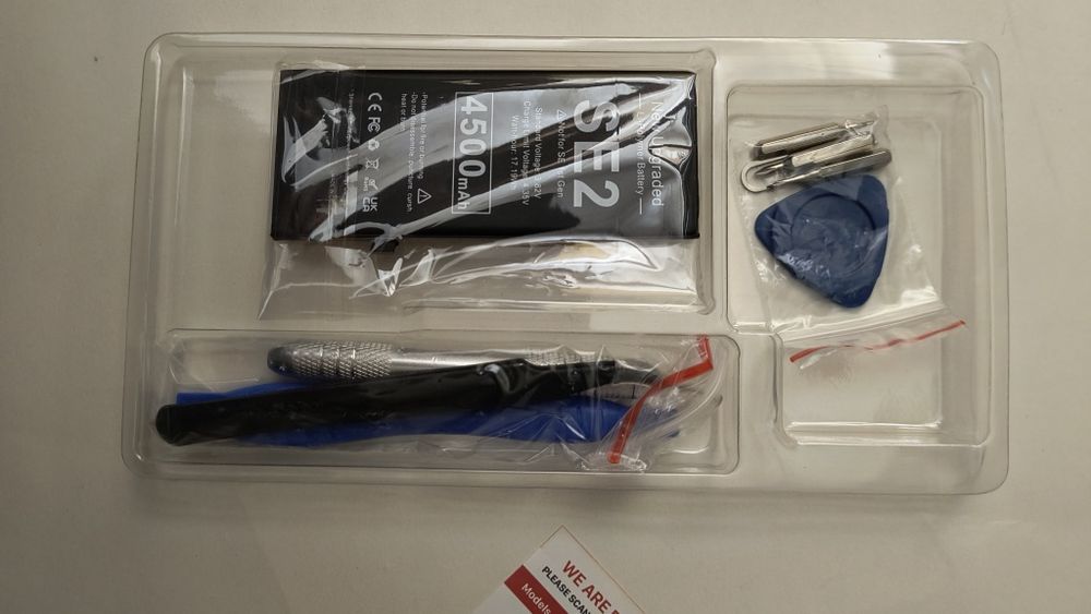 Bateria SE2 4500 mAh do iPhone + zestaw narzędzi
