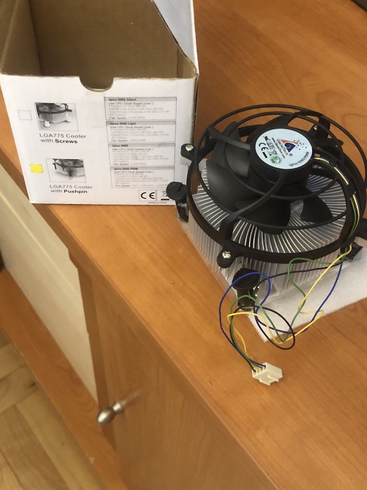 Chłodzenie Igloo 5060 PWM intel socket 775 cooler.