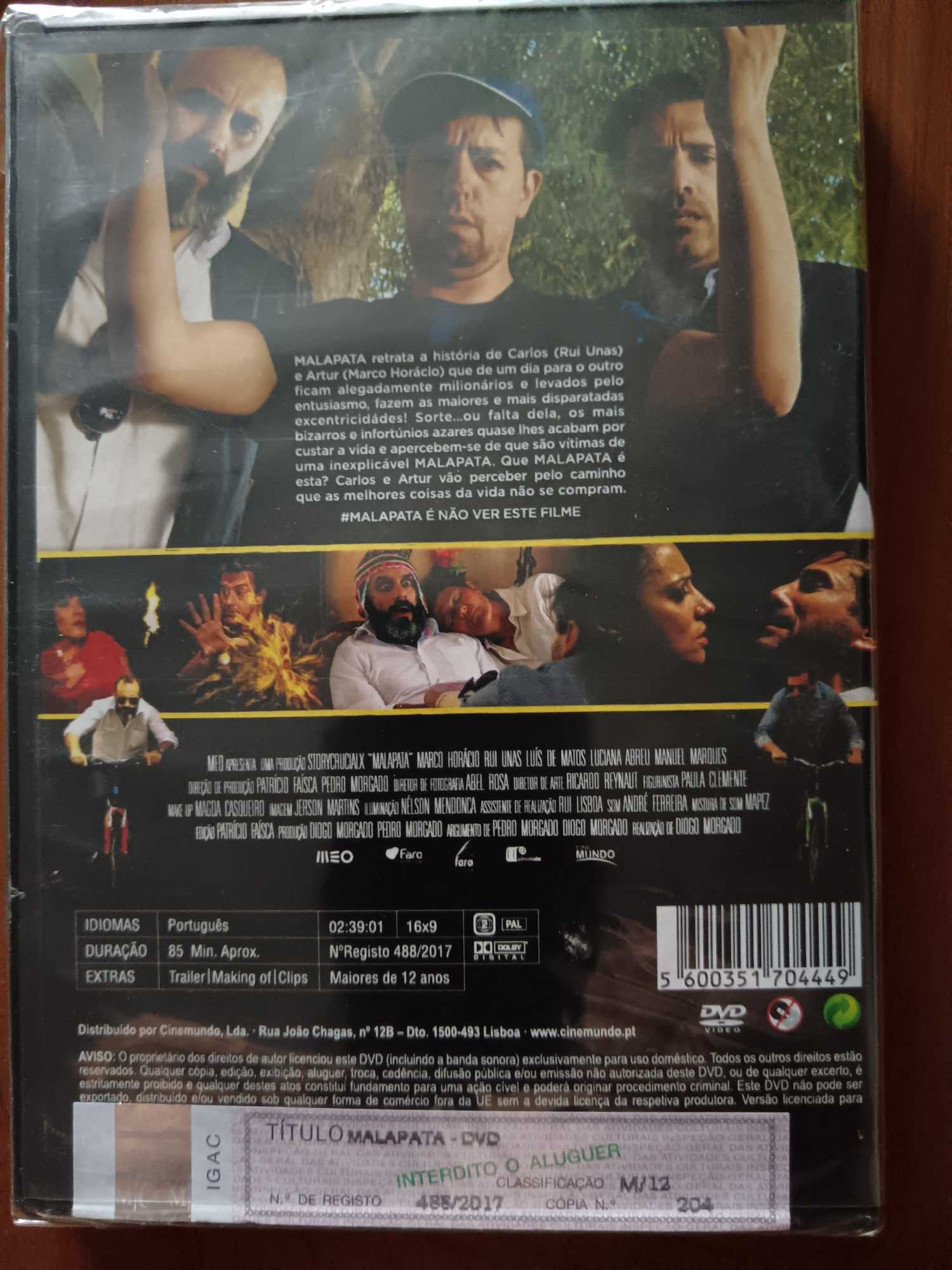 filme dvd original - malapata - selado