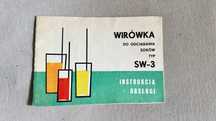 Instrukcja sokowirówki Predom EDA SW-3 PRL