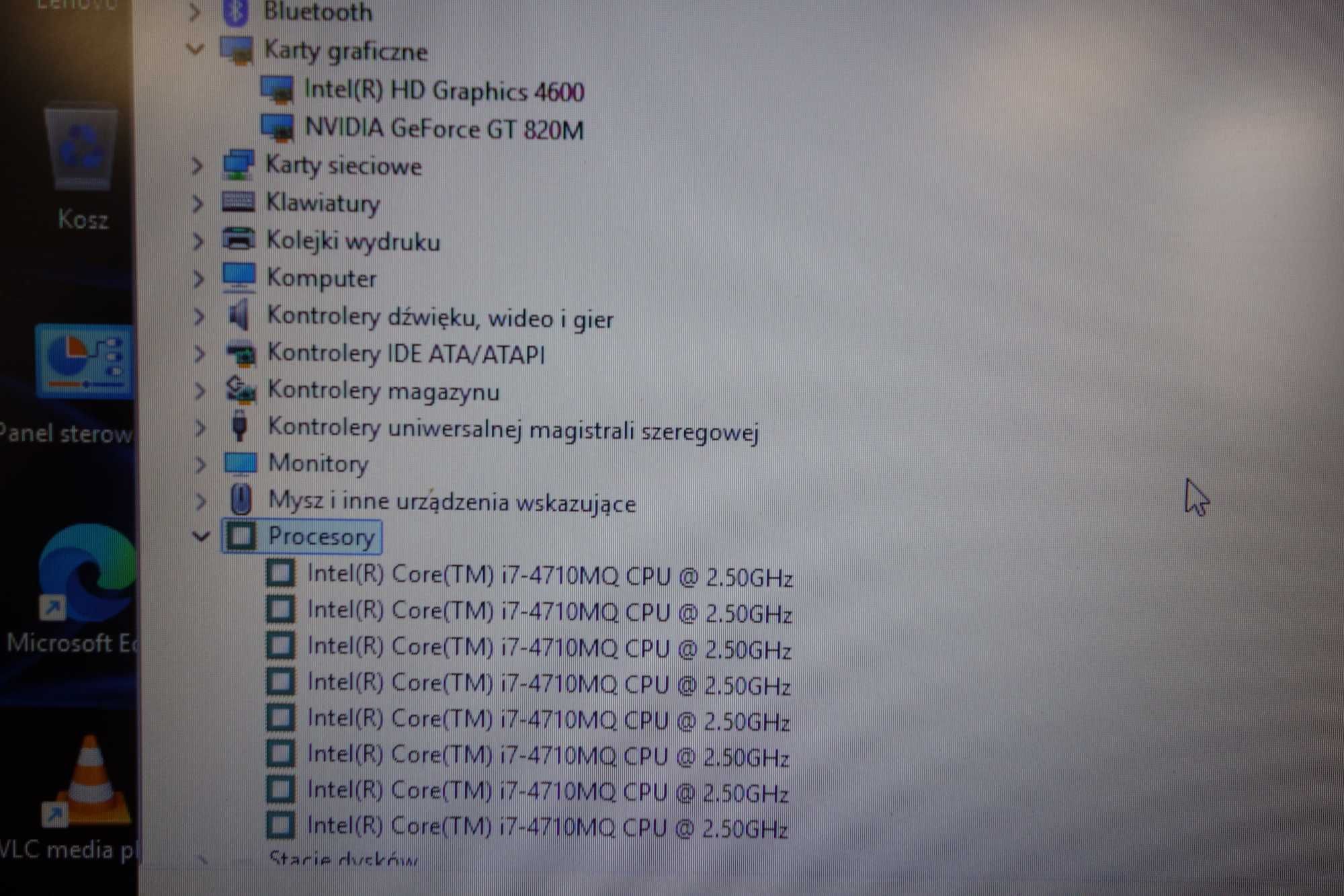 Laptop Używany Lenovo G710 i7 17,3 FHD 16GB 256SSD 500HDD Nvidia GW FV