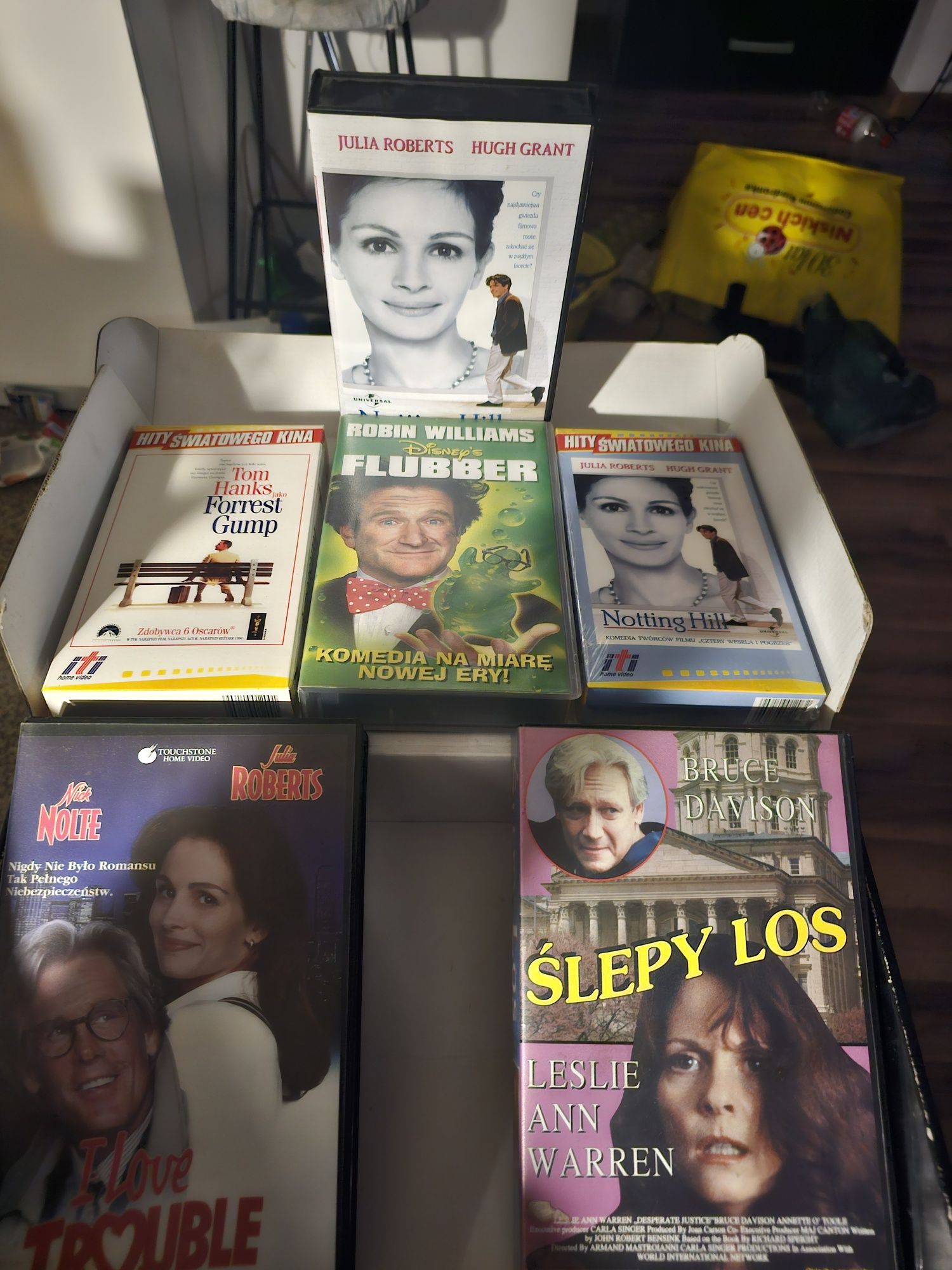 Filmy vhs w bardzo ładnym stanie