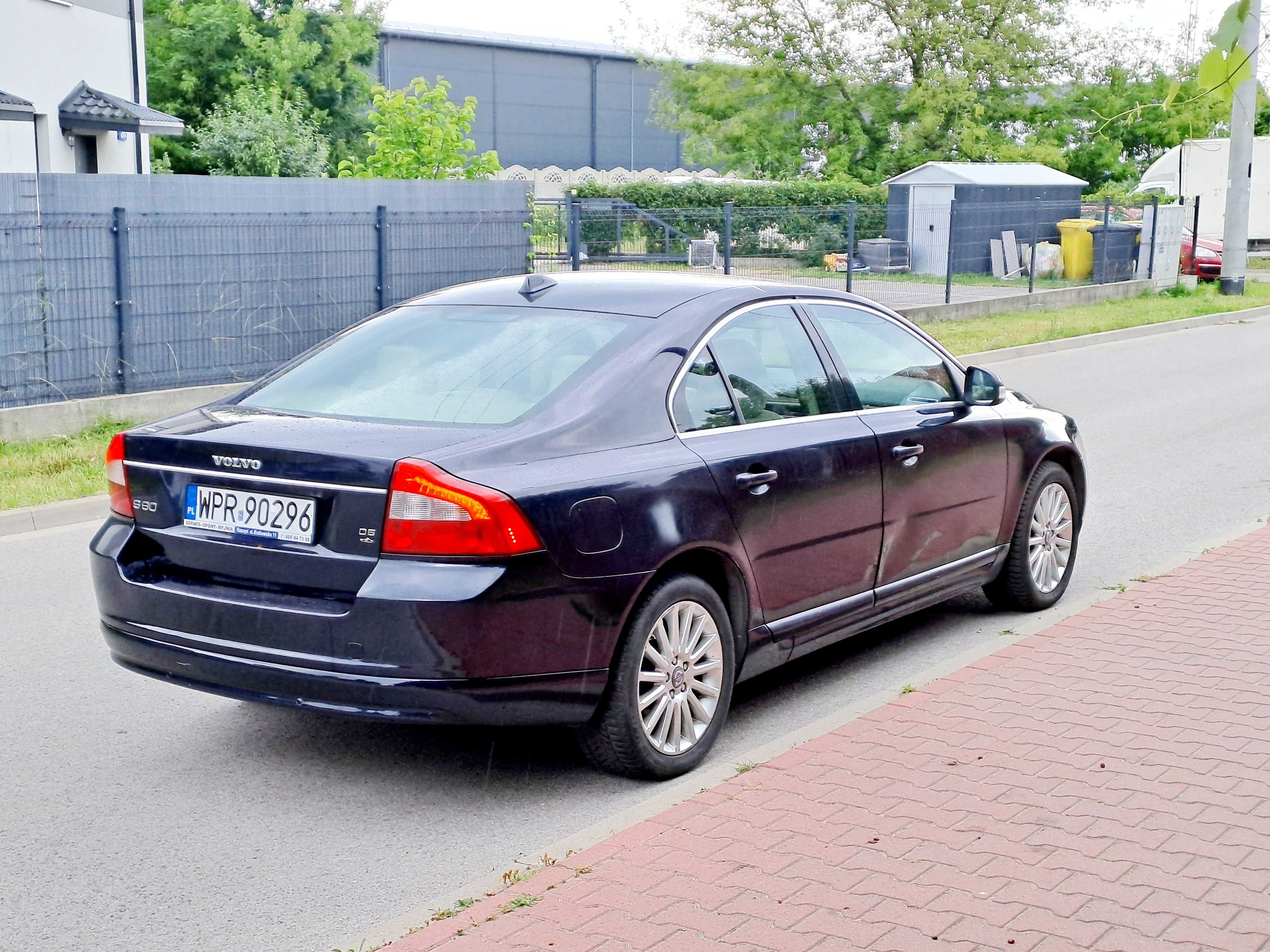 Volvo S80 2.4d5 185KM 2008rok Automat Skóry Climatronic Uszkodzony