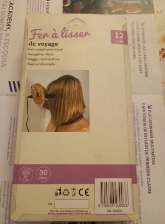 Prancha de cabelo