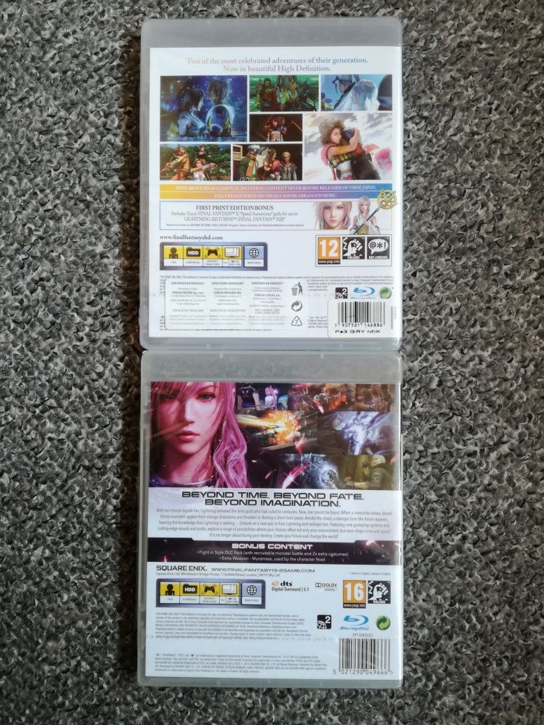 Final Fantasy XIII-2 PS3 + Final Fantasy X | X-2 Remaster PS3 / Nowe