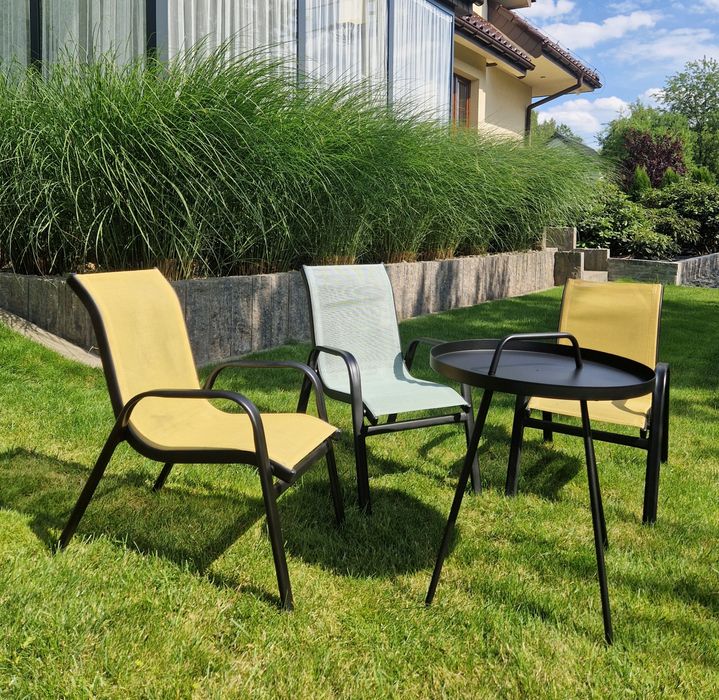 Jysk super zestaw ogrodowy dla dzieci stolik + 3x krzesełko stan +bdb