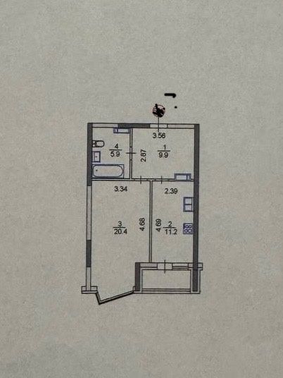 Продаж 1-к кв 50м2 Драгоманова 2б Позняки