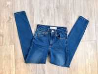 Spodnie rurki Topshop Leigh W24 L30 XS klasyczne jeansy damskie