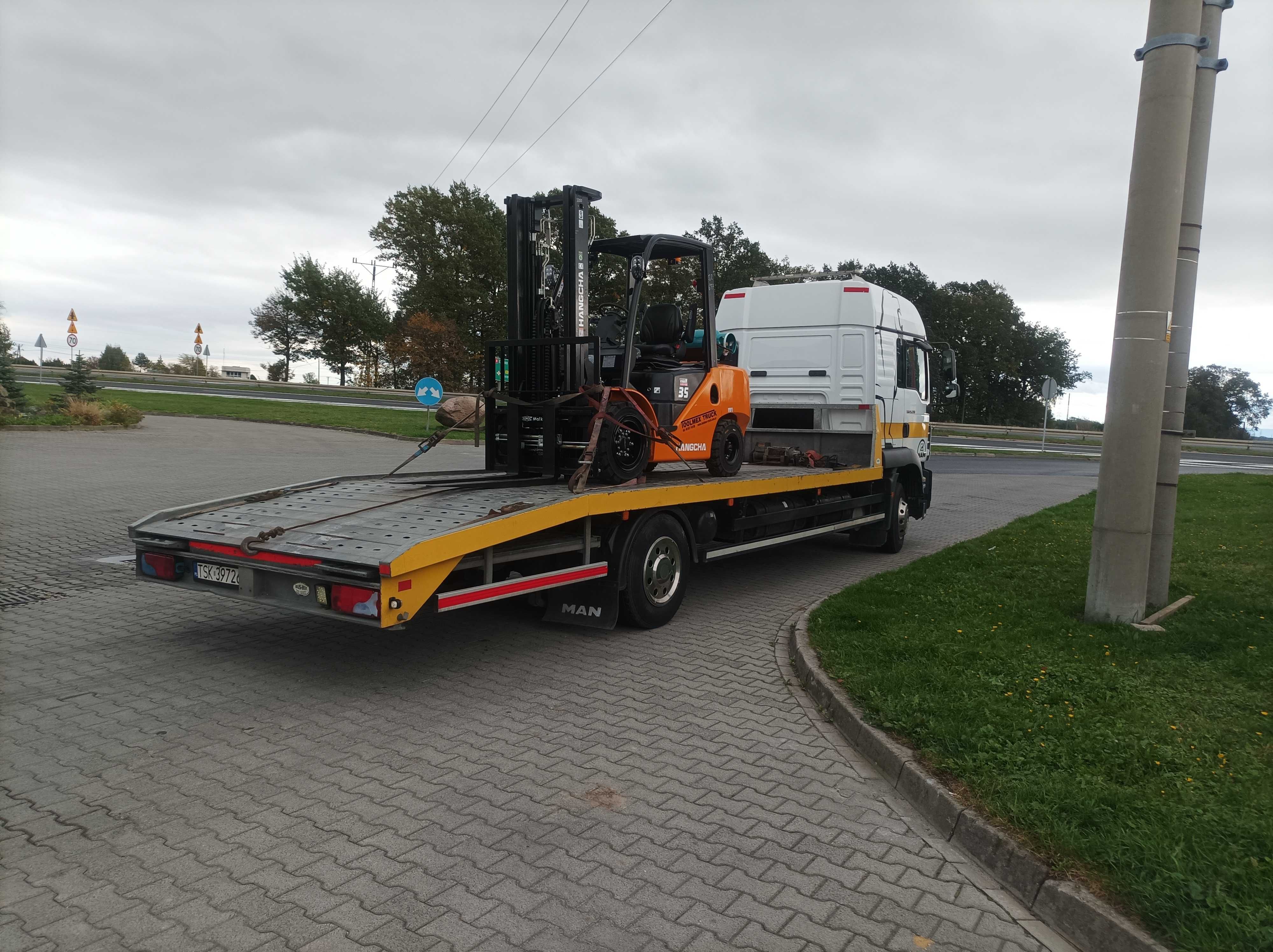 MAN TGM 15.290 auto 8t laweta 2011 rok wciągarka 7,40m