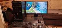Firmowy zestaw komputerowy HP Intel i3 Windows10 WiFi monitor HP