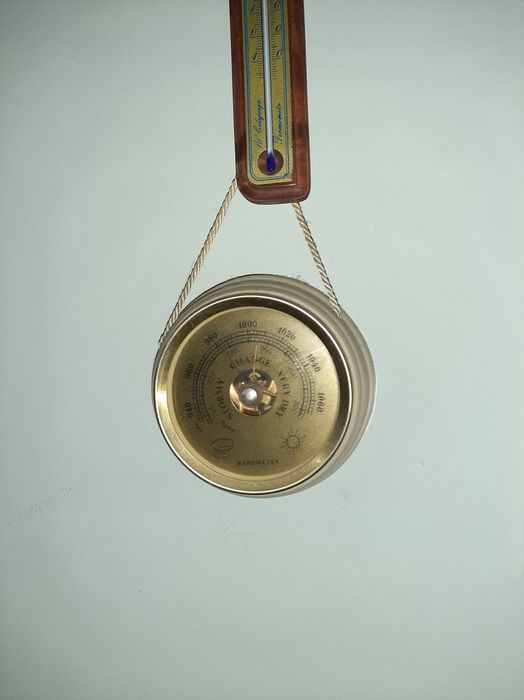 Barometer analogowy PRL Pamiątkowy