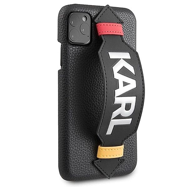 Etui Karl Lagerfeld Strap na iPhone 11 Pro 5,8" - czarne